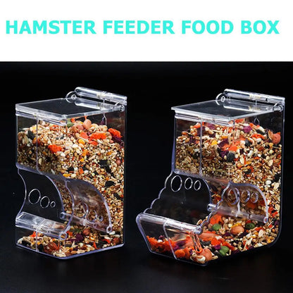 Automatic Pet Feeder for Small Animals - Portable and Easy to Install